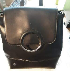 Beautiful Vegan Black Backpack Purse